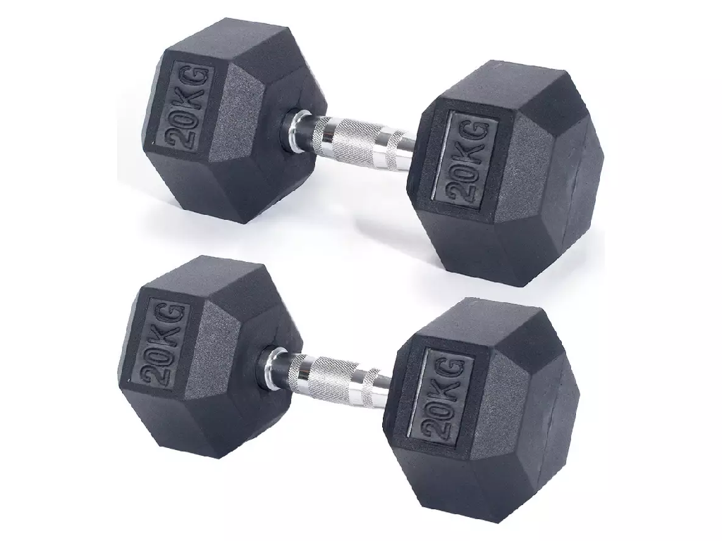 Pro Fitness 20kg Hex Dumbbell Set