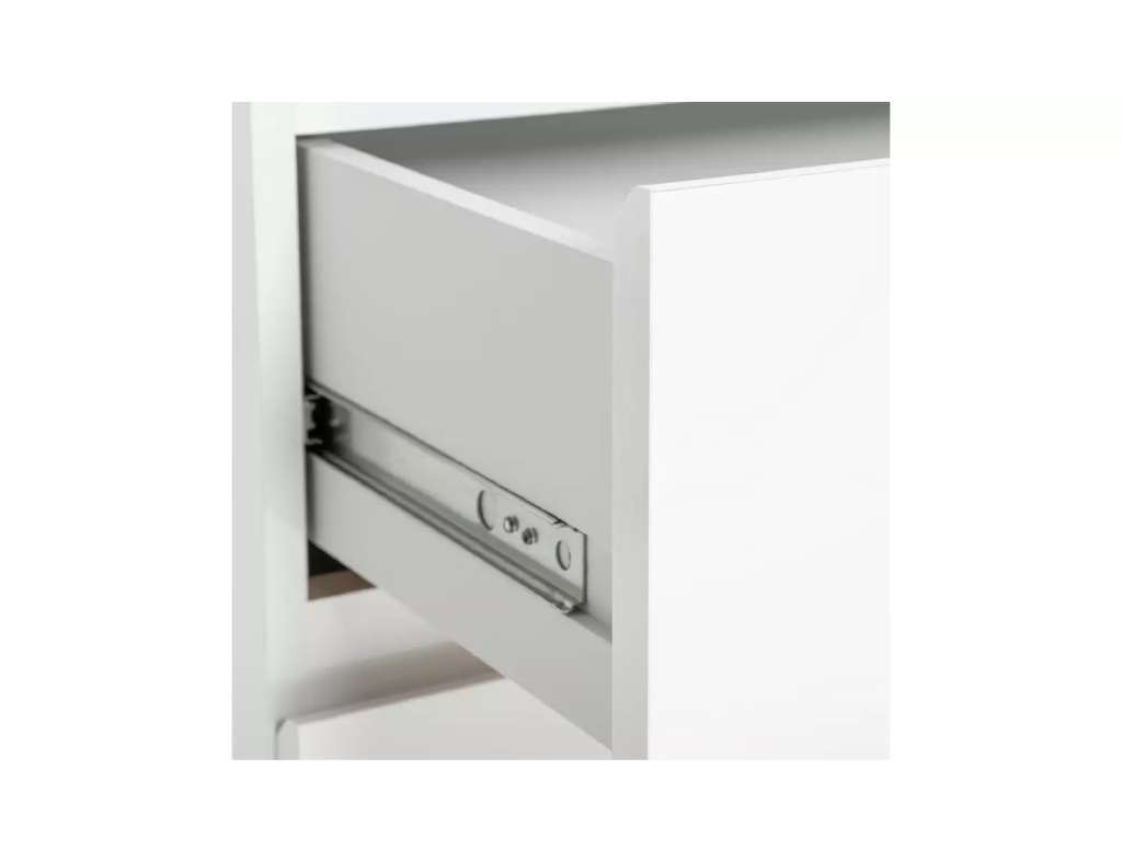 Jenson 5 Drawer Chest - White Gloss