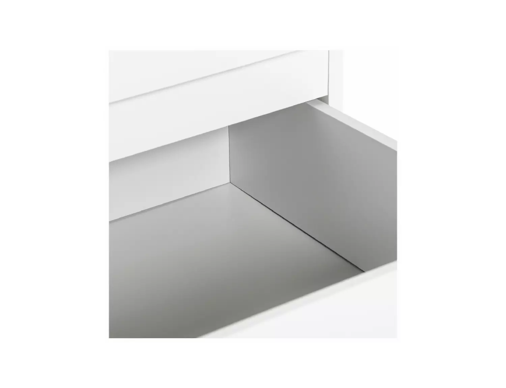 Jenson 5 Drawer Chest - White Gloss