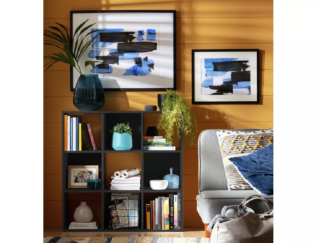 Squares 9 Cube Storage Unit - Black