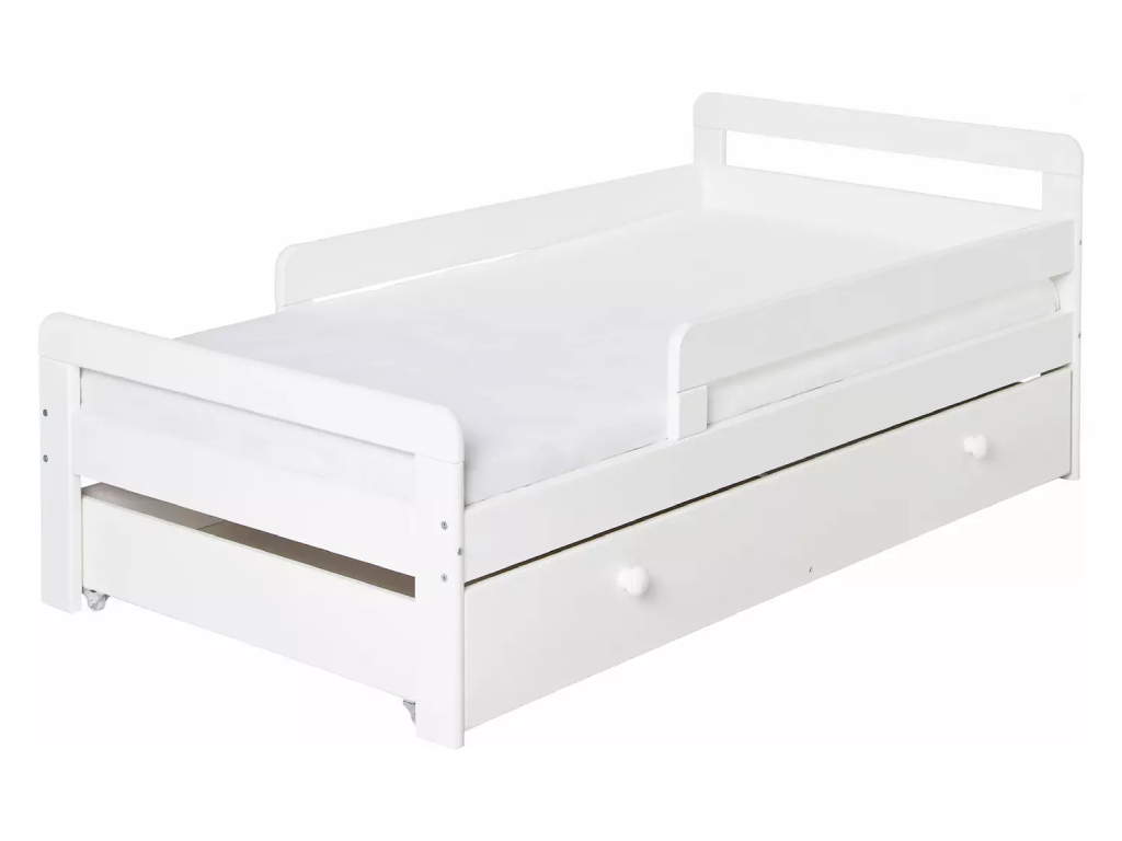 Habitat Ellis Toddler Bed Frame with Storage - White (B-Grade)