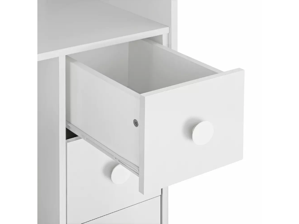Habitat Jackson Shorty High Sleeper Bed Frame - White + Mattress