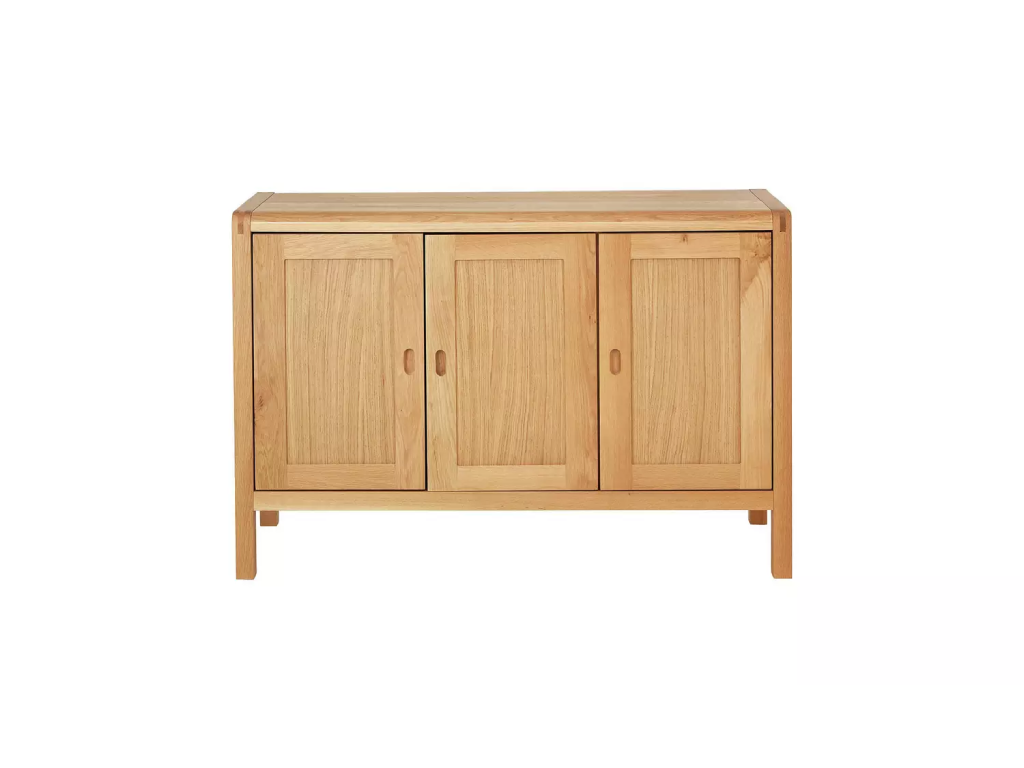 Habitat Radius 3 Door Oak Sideboard - Natural