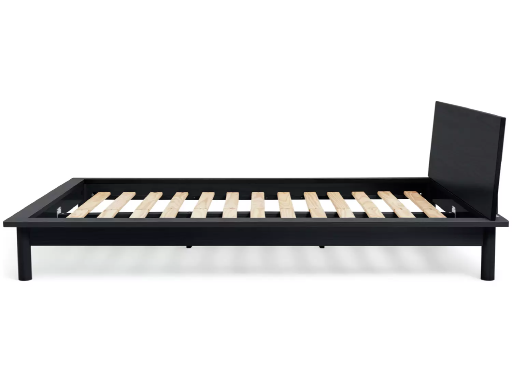 Habitat Akio Double Wooden Platform Bed Frame - Black - (B-Grade)