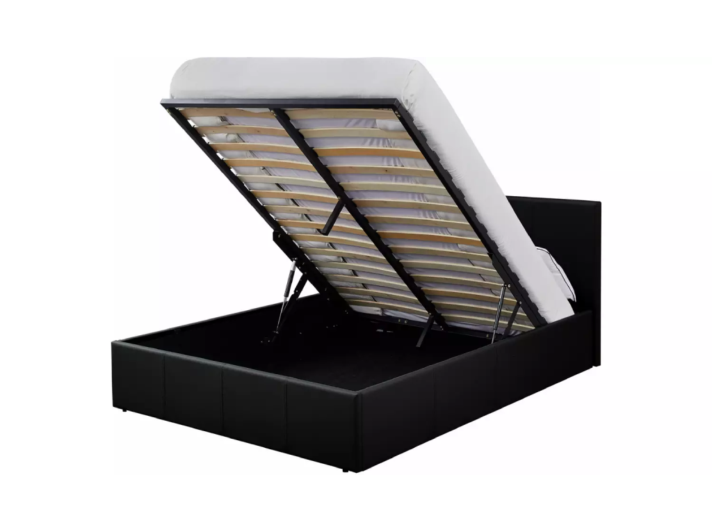 Lavendon Kingsize End Open Ottoman Bedframe - Black