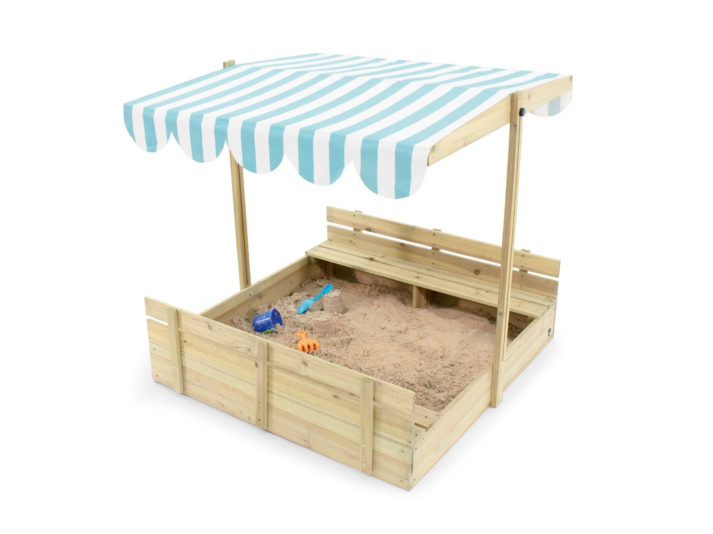 Plum Sandpit With Canopy