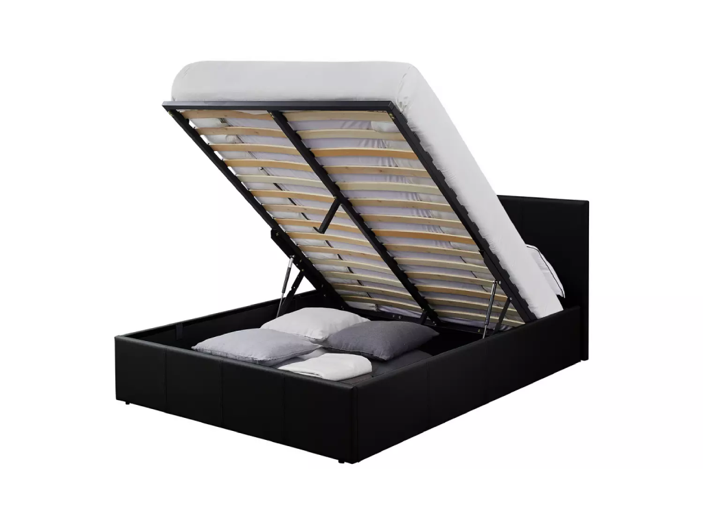 Lavendon Kingsize End Open Ottoman Bedframe - Black