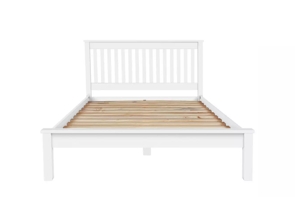 Aspley Double Wooden Bed Frame - White