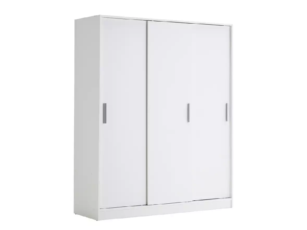 Nova 3 Door Sliding Wardrobe - White