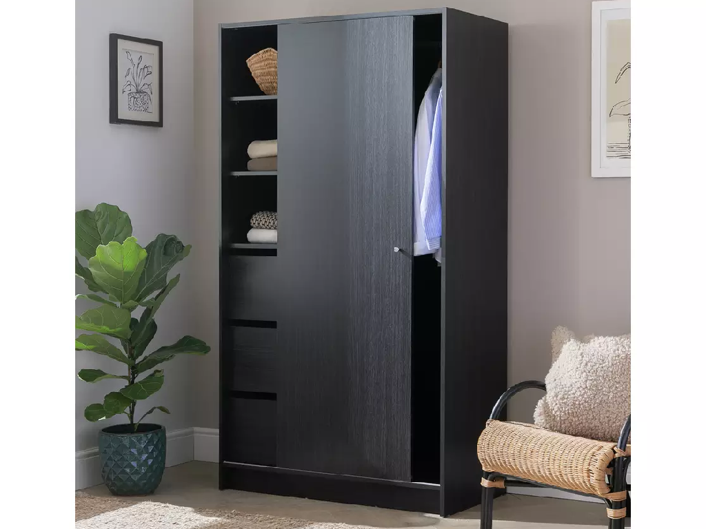 Malibu 1 Door Sliding Wardrobe