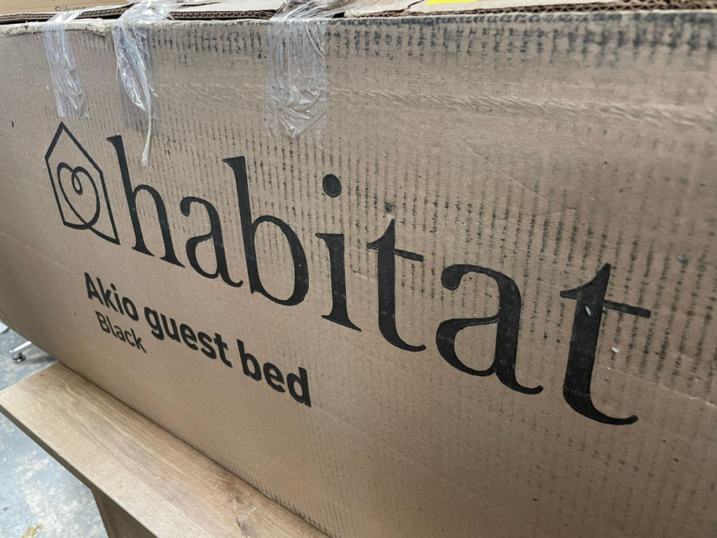 Habitat Akio Guest Bed Frame - Black (B-GRADE)