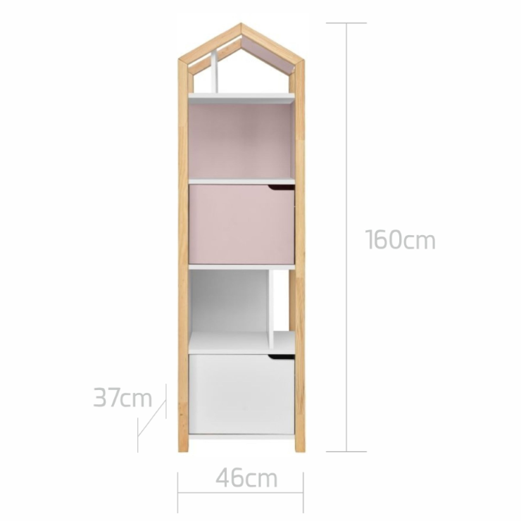 Manhattan Joey Flamingo Bookcase
