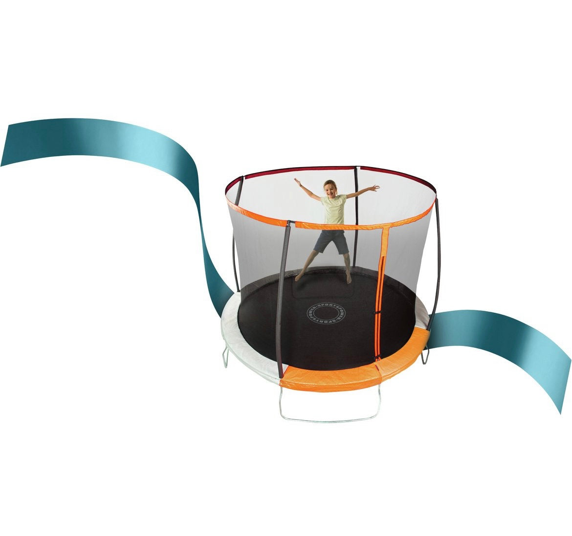 Sportspower Sport-Pro 8ft Trampoline With Folding Enclosure