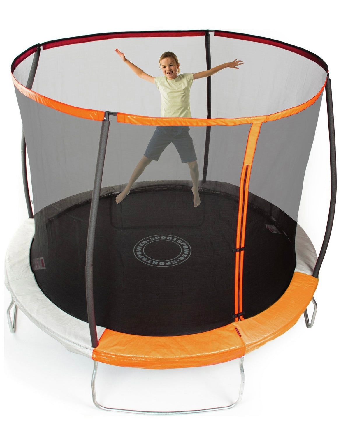 Sportspower Sport-Pro 8ft Trampoline With Folding Enclosure